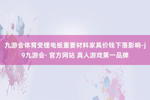 九游会体育　　受锂电板重要材料家具价钱下落影响-j9九游会· 官方网站 真人游戏第一品牌